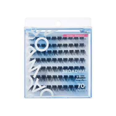 Broadway Natural DIY Cluster Lashes – Customizable Lash Extensions (70–140 pcs) – DIY06 - ANNS BEAUTY SUPPLY